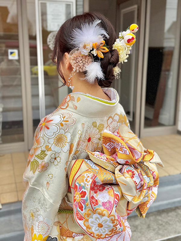 成人式の着付け・ヘアメイク
